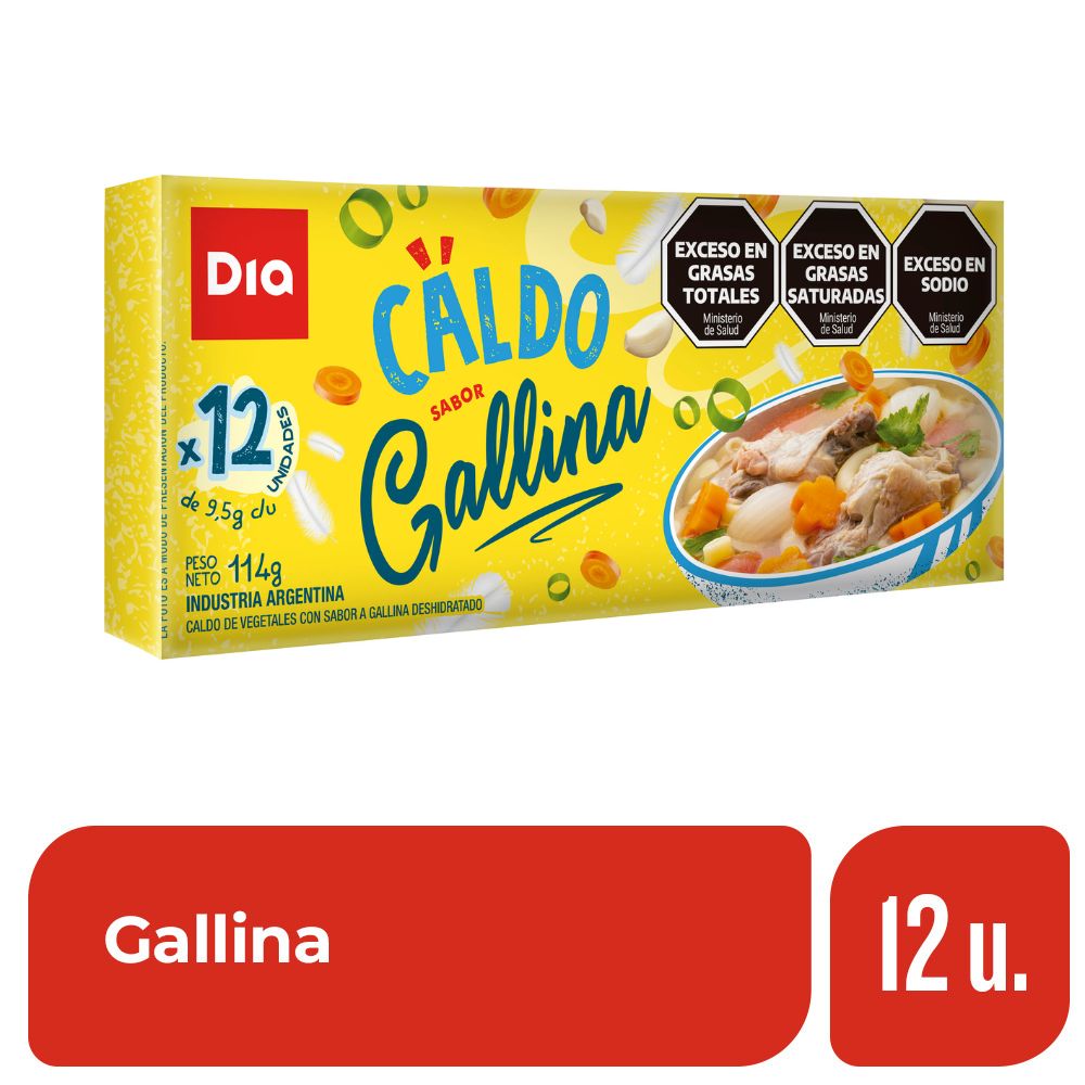 Caldo De Gallina Deshidratado Dia 12 Ud.