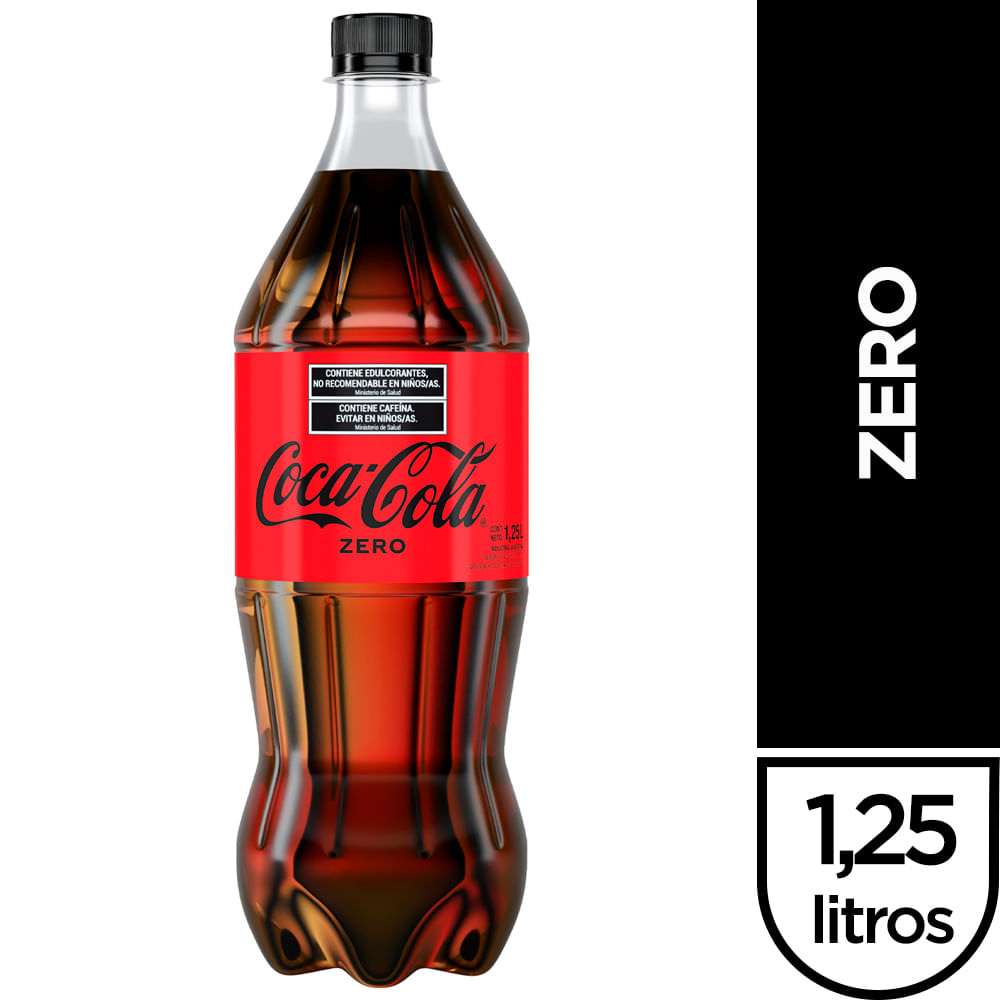 coca cola zero 1 25 lt