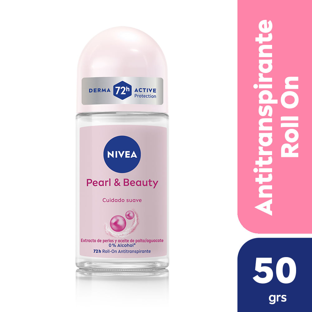Desodorante femenino Nivea Pearl & Beauty Roll On 50 ml