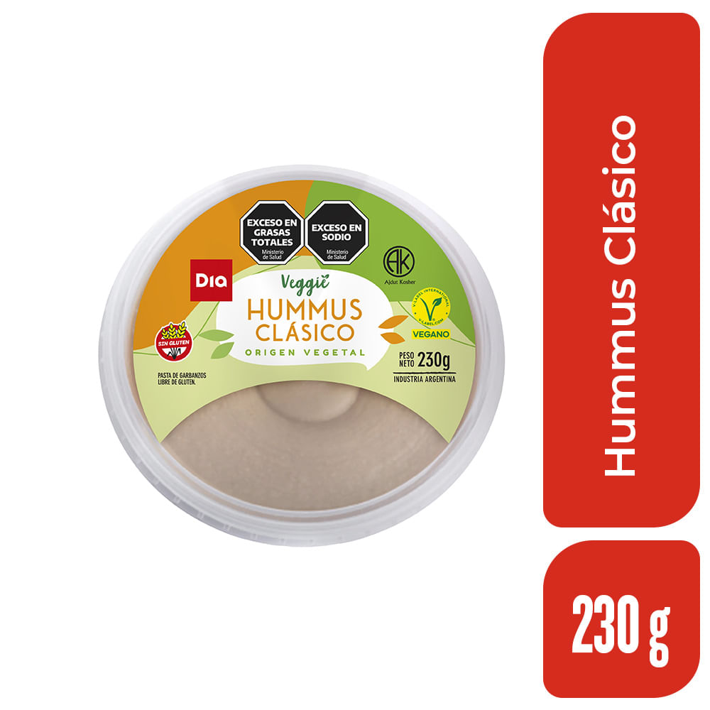 Hummus Clásico Dia 230 Gr.