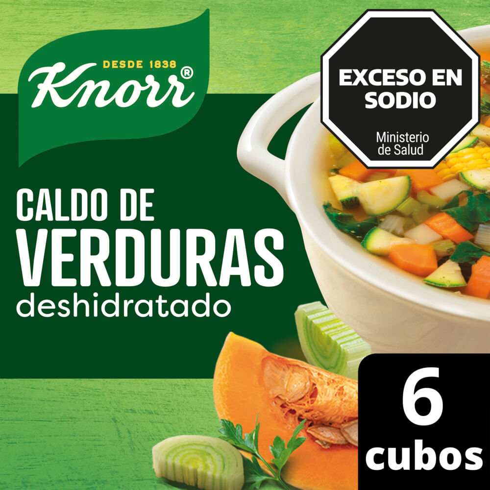 Caldo Knorr De Verdura Deshidratado 6 Ud.