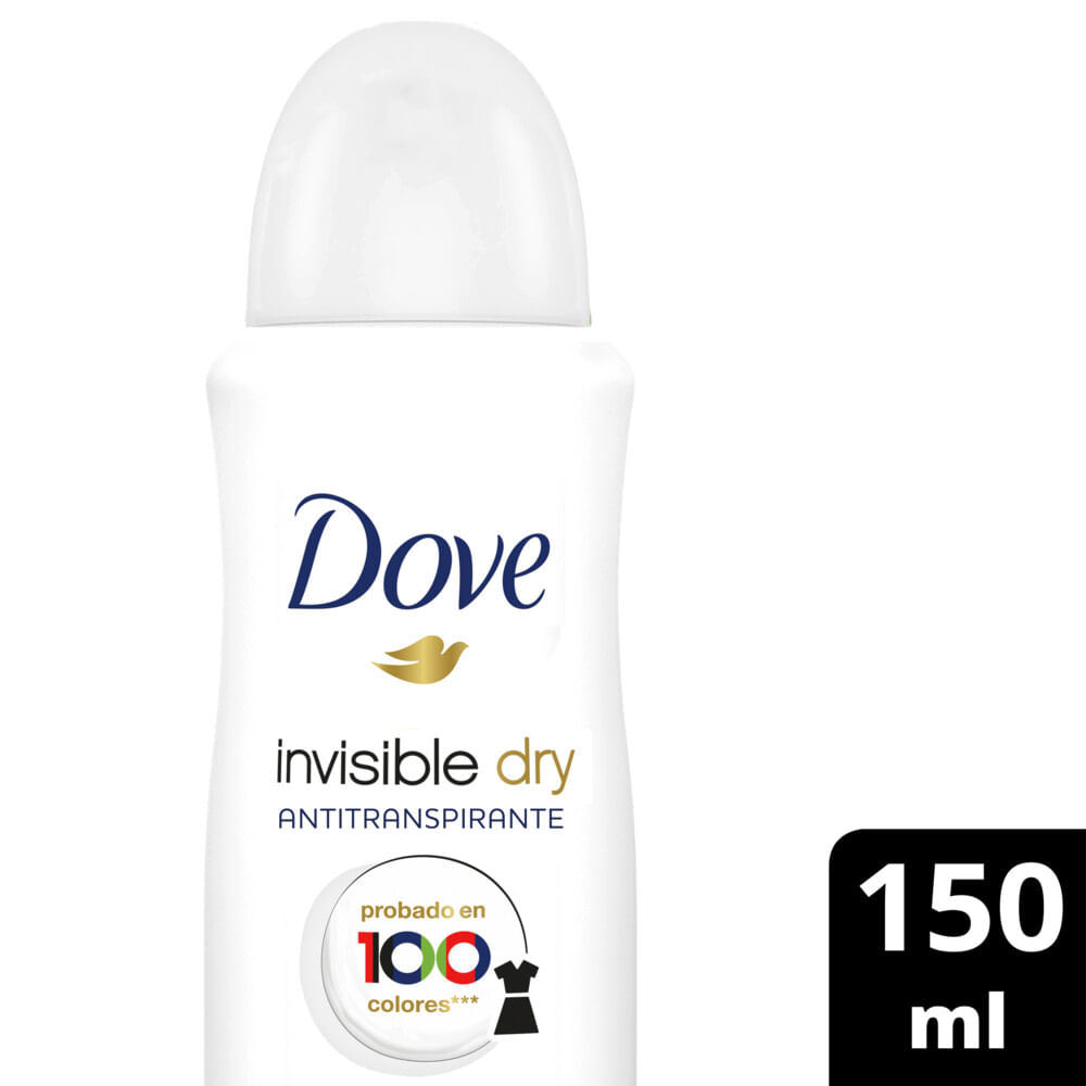 Antitranspirante En Aerosol Dove Invisible Dry 150 Ml.
