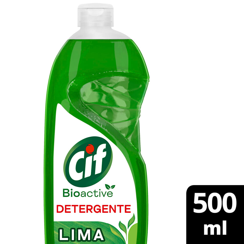 Detergente Cif Bioactive Lima Botella 500 Ml.