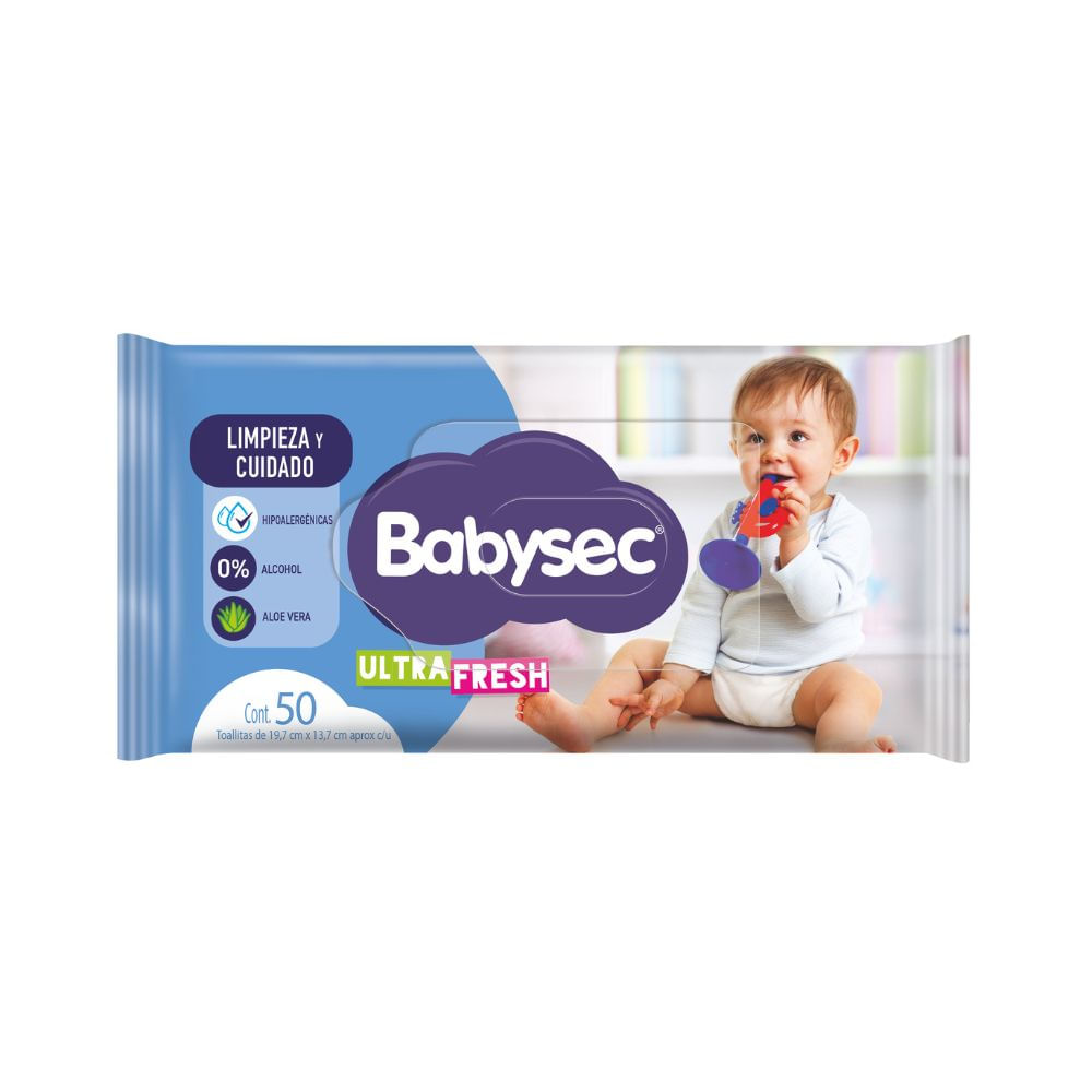 Toalla Humeda Ultrafresh Babys 50 Ud.