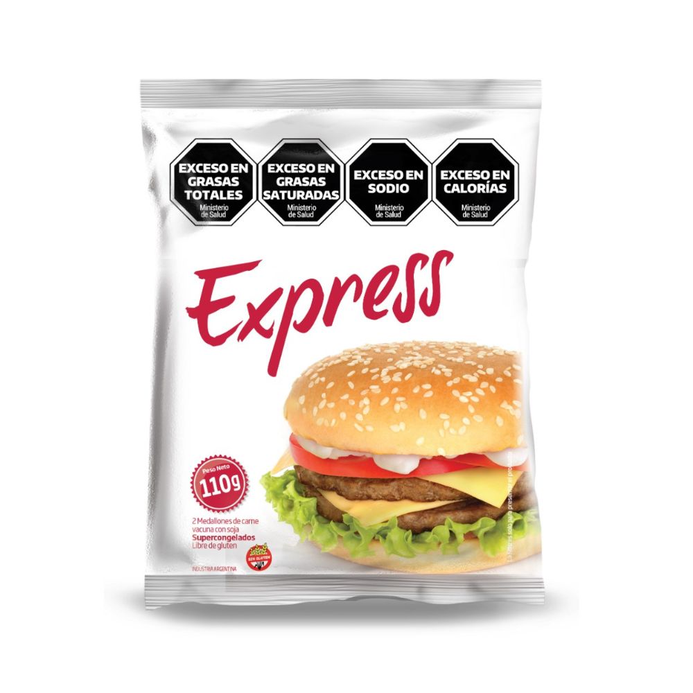 Medallon Con Soja Y Carne Vacuna Express 110 Gr.