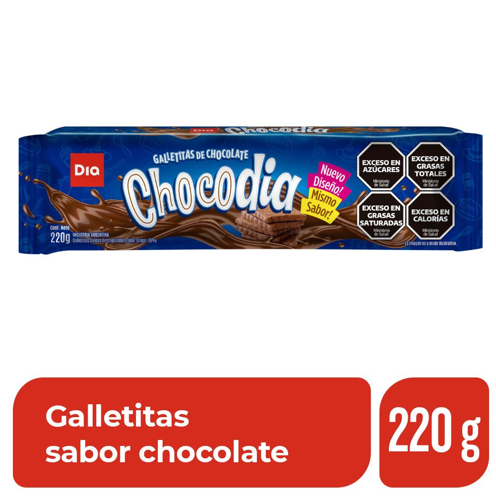 Galletitas Chocodia Dia 220 Gr.