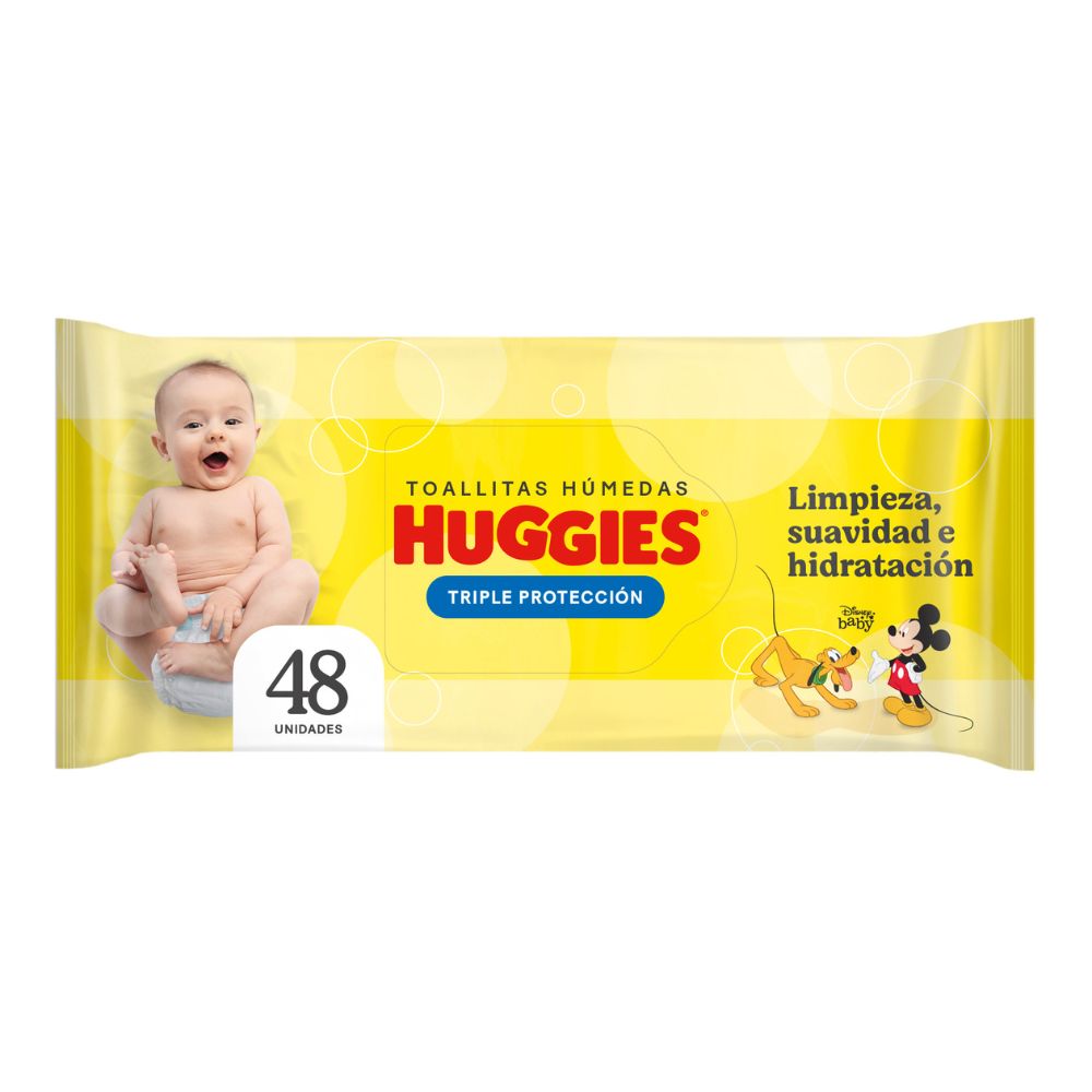 Toallitas Húmedas Triple Protección Huggies 48 Ud.