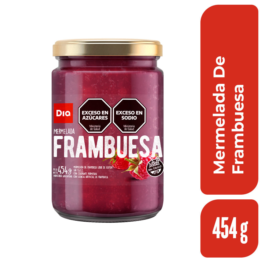 Mermelada Dia Frambuesa 454 Gr.