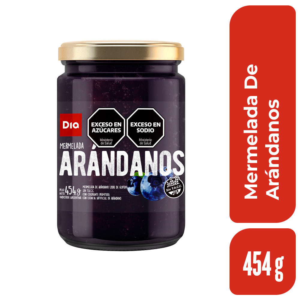 Mermelada DIA Arándano 454 Gr.