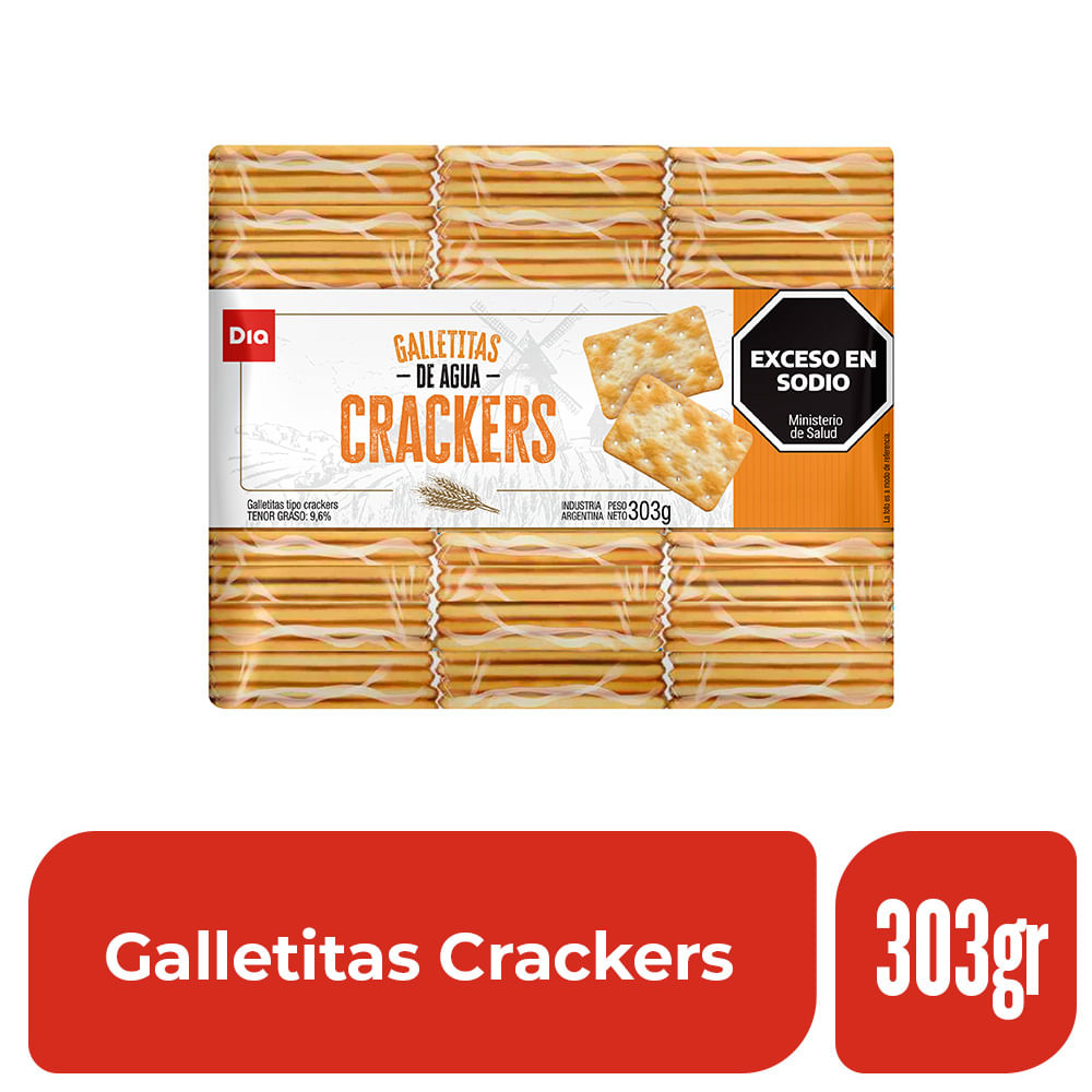 Galletitas Crackers Dia 303 Gr.