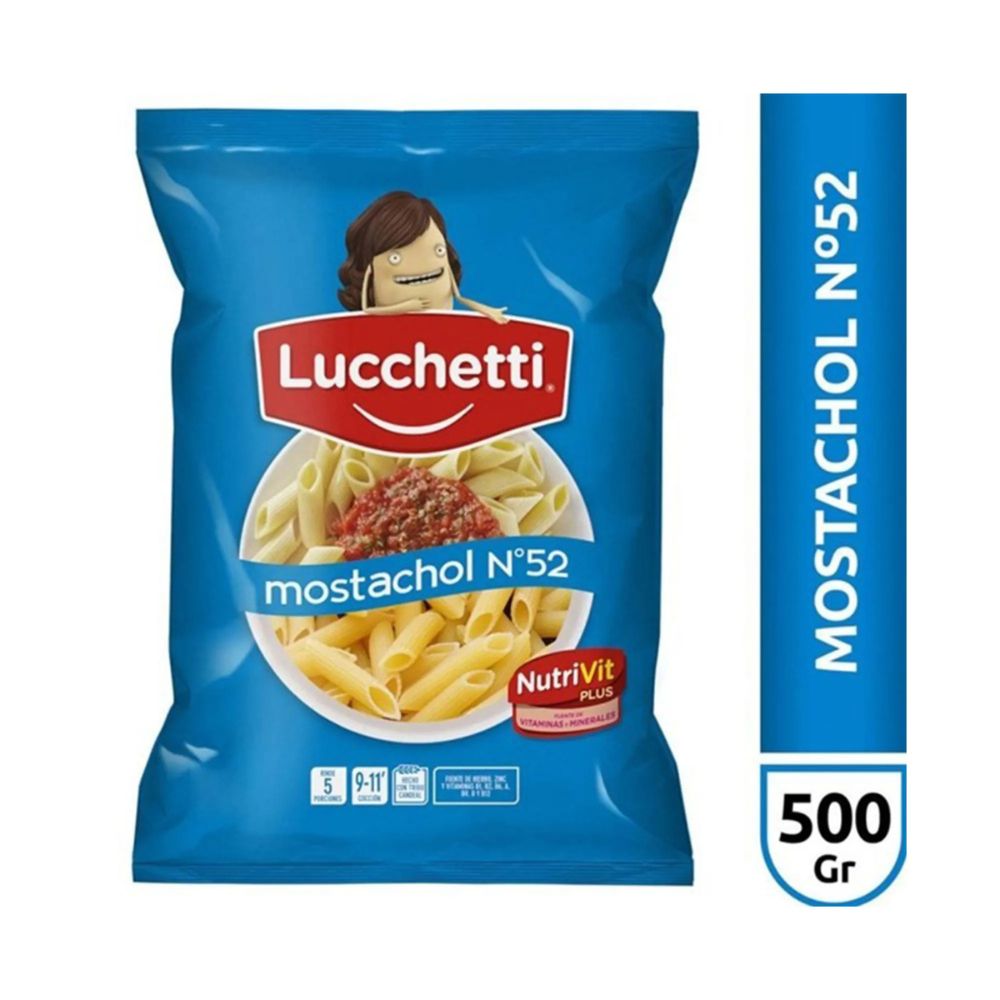 Fideos Mostachol N51 Luchetti 500 Gr.