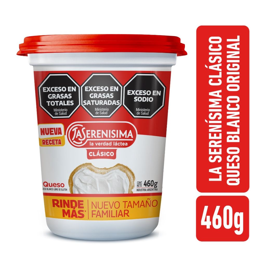 Queso Blanco Original La Serenisima 460 Gr.
