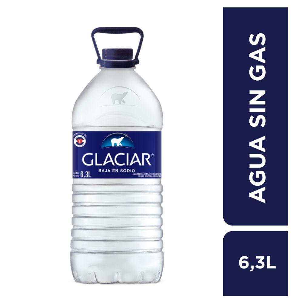 Bidón Agua Glaciar 6,3 Lt.