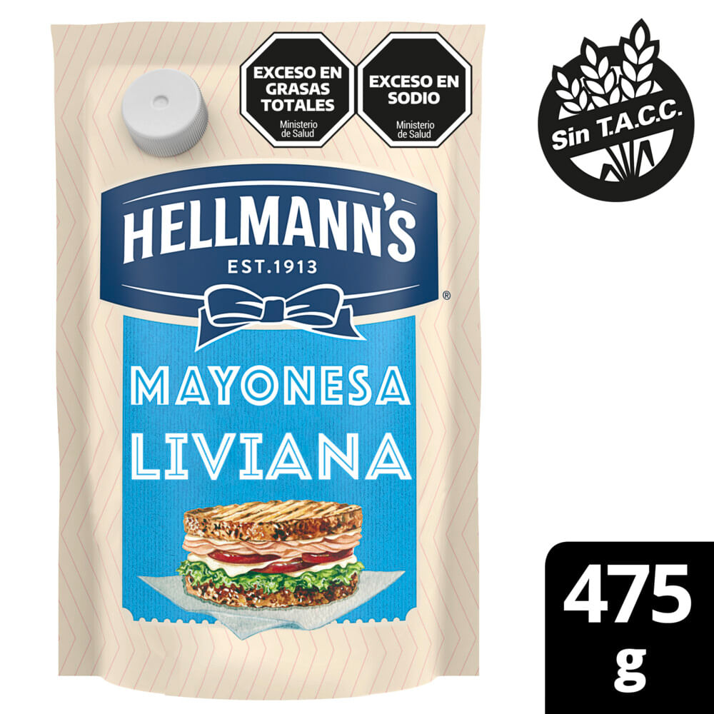 Mayonesa Hellmanns Liviana Doypack 475 Gr.