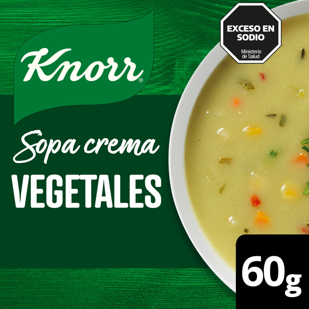Sopa Crema Knorr De Vegetales 60 Gr.