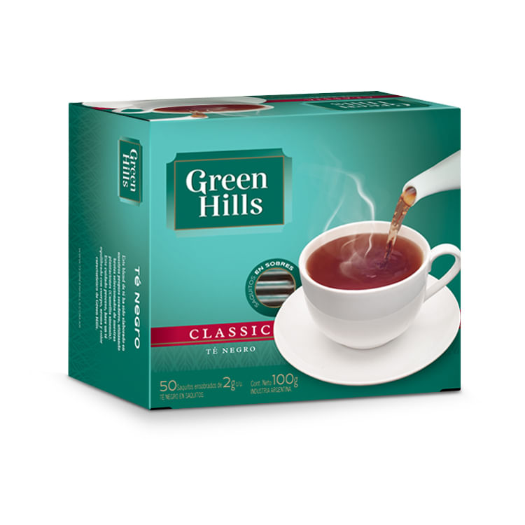 Té Saquitos en Sobre Green Hills 50 ud.