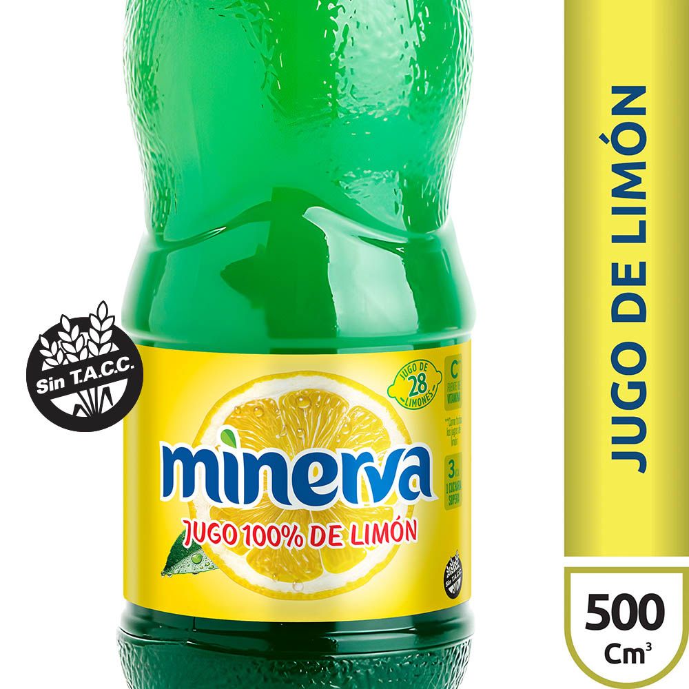 Jugo de Limón Minerva 500 ml.