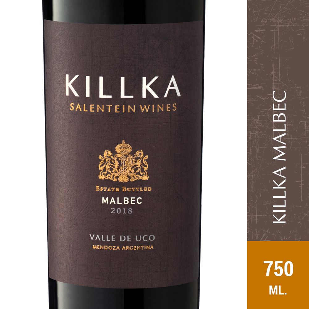 Vino Malbec Killka 750 Ml.