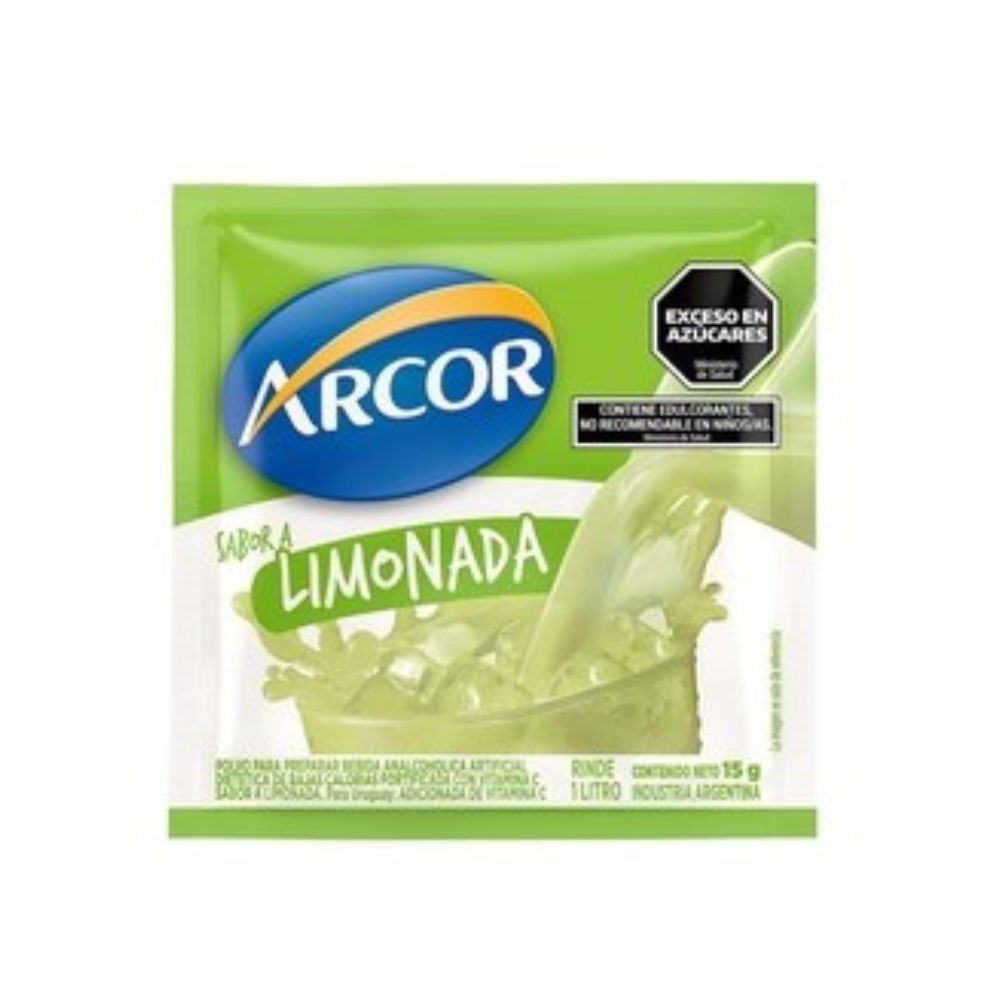 Jugo En Polvo Limonada Arcor 15 Gr.