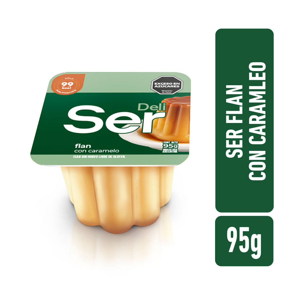 Flan Deli Con Caramelo Ser 95 Gr.