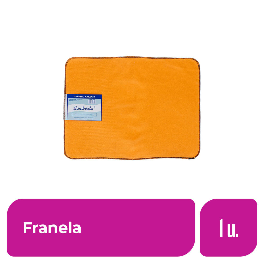 Franela Naranja Bande 1 Ud.