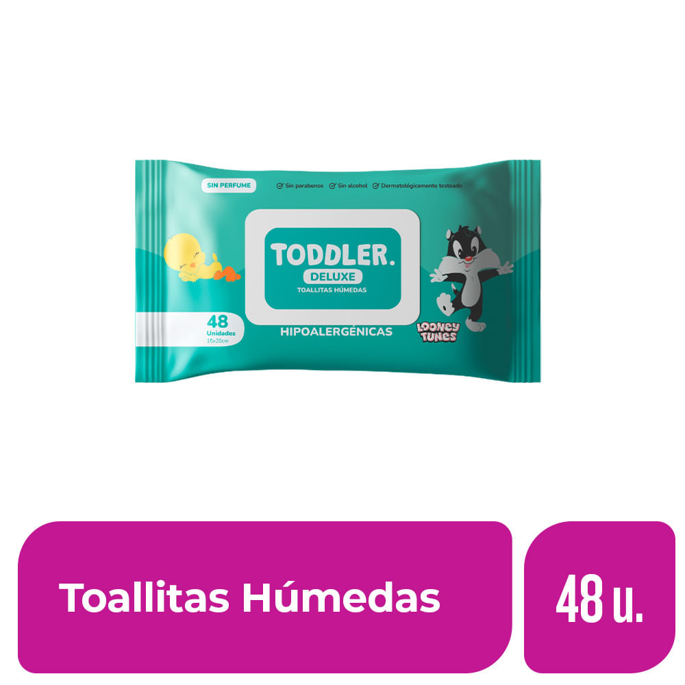 Toallitas Humedas Toddler 48 Ud.