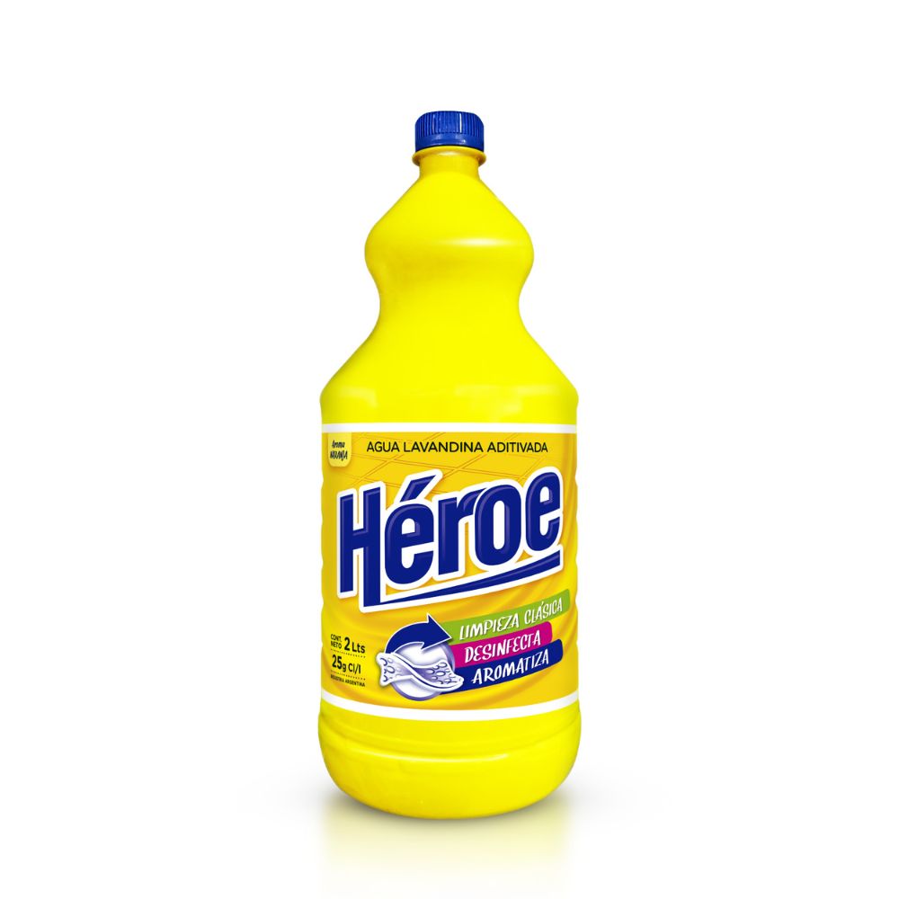 Lavandina Clasica Heroe 2 Lt.