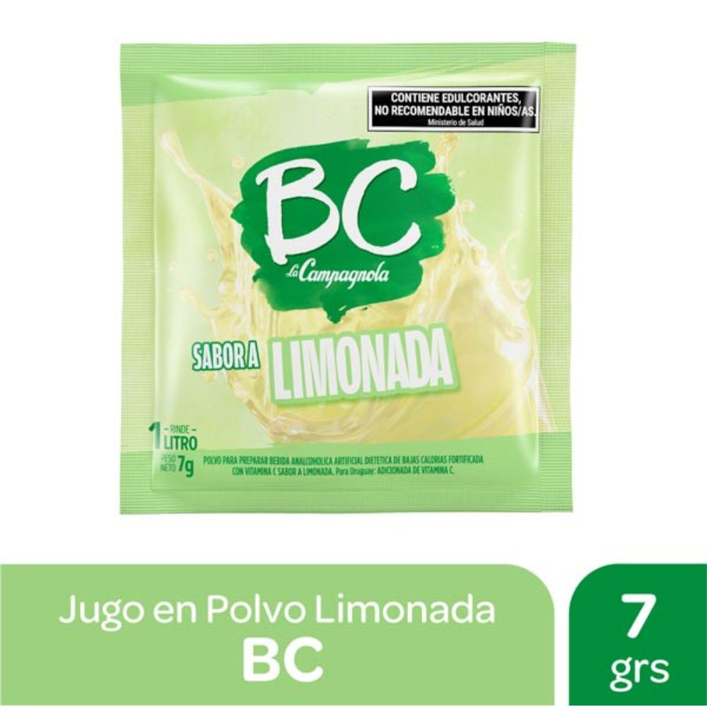 Jugo en Polvo Limonada BC 7 Gr.