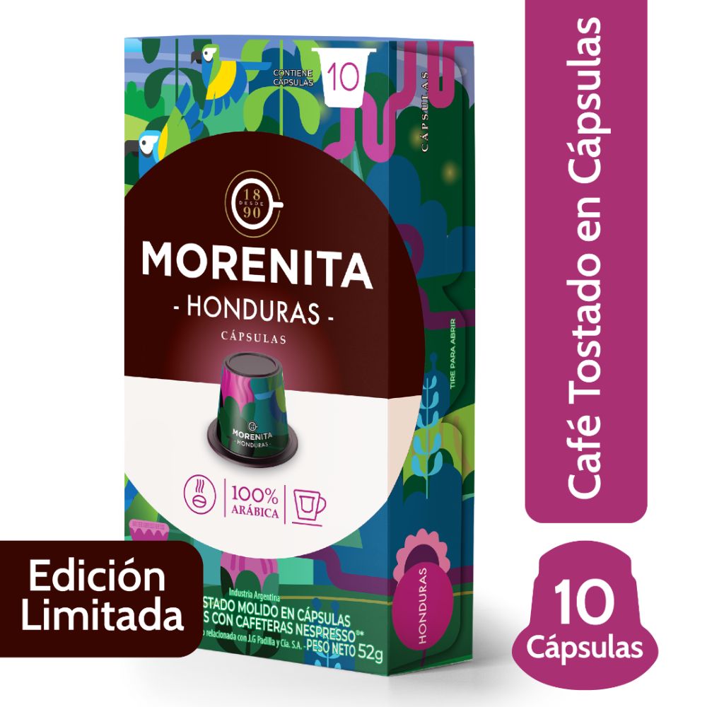 Cafe En Capsulas Honduras Morenita 10 Ud.