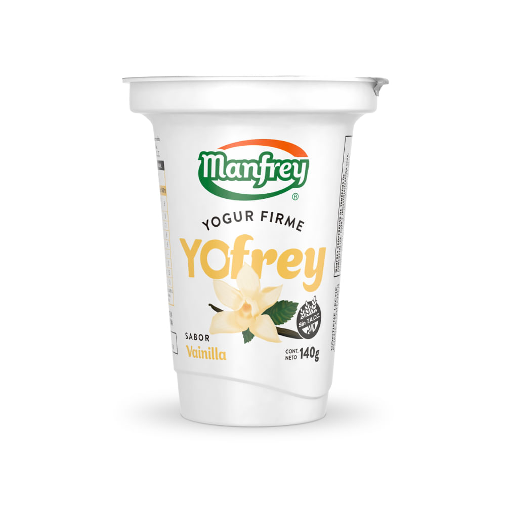 Yogur Parcialmente Descremado Vainilla Yofrey 140 Gr.