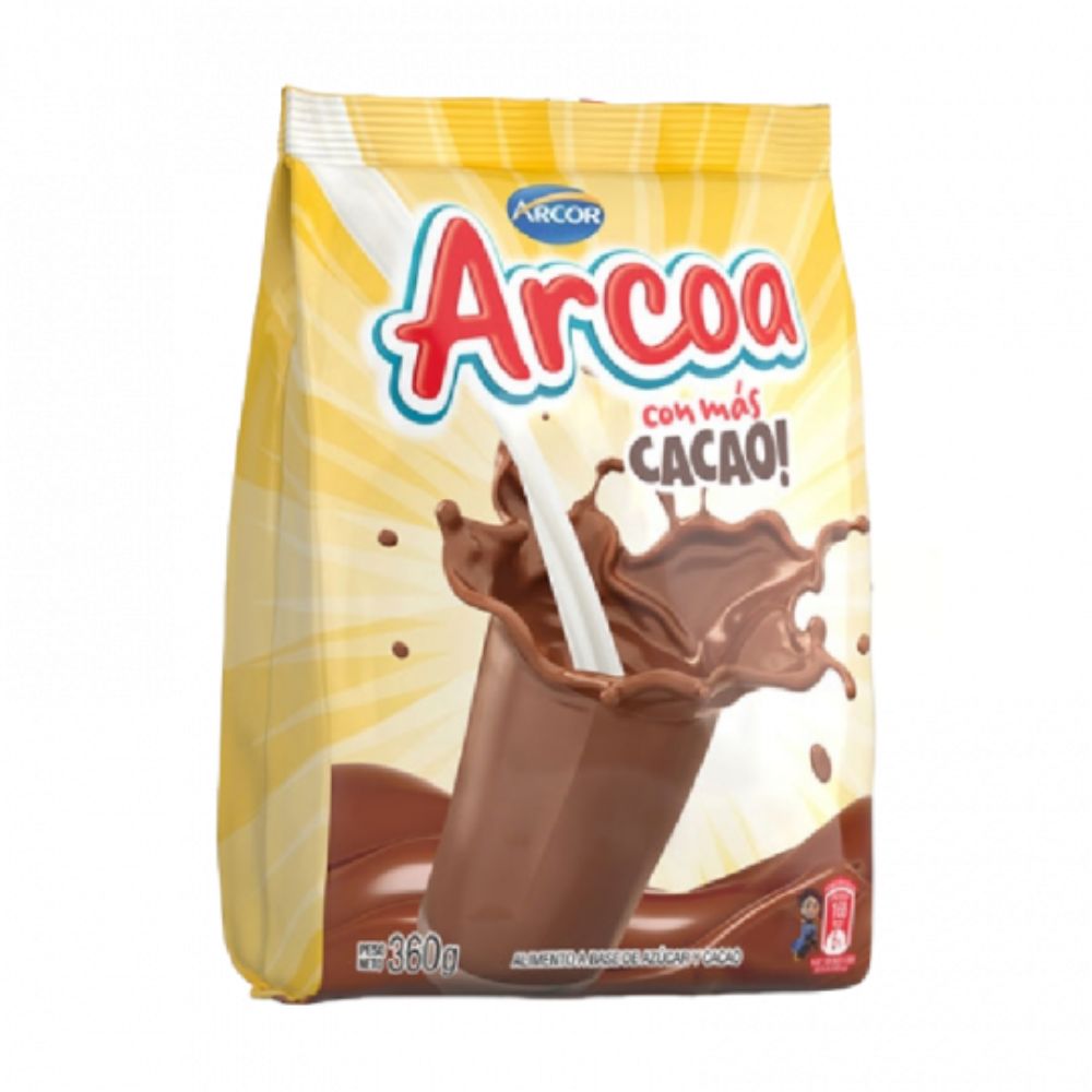 Cacao En Polvo Arcoa 360 Gr.