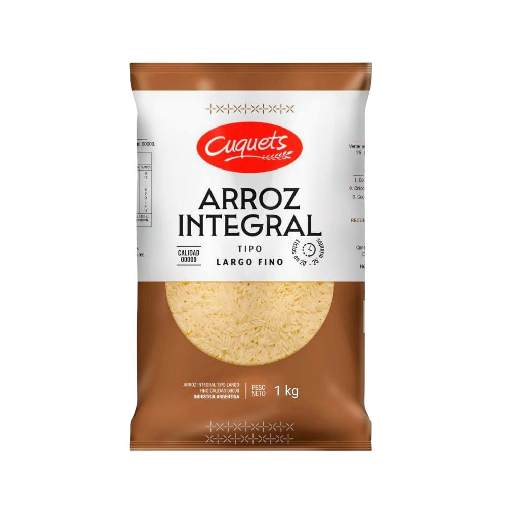 Arroz Integral 00000 Cuquets 1 Kg.