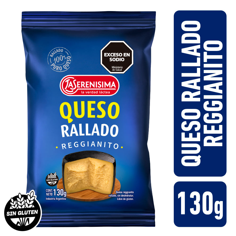 Queso Reggianito rallado La Serenisima 130 Gr.