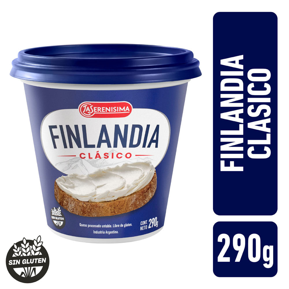 Queso Untable Finlandia Clásico 290 Gr.