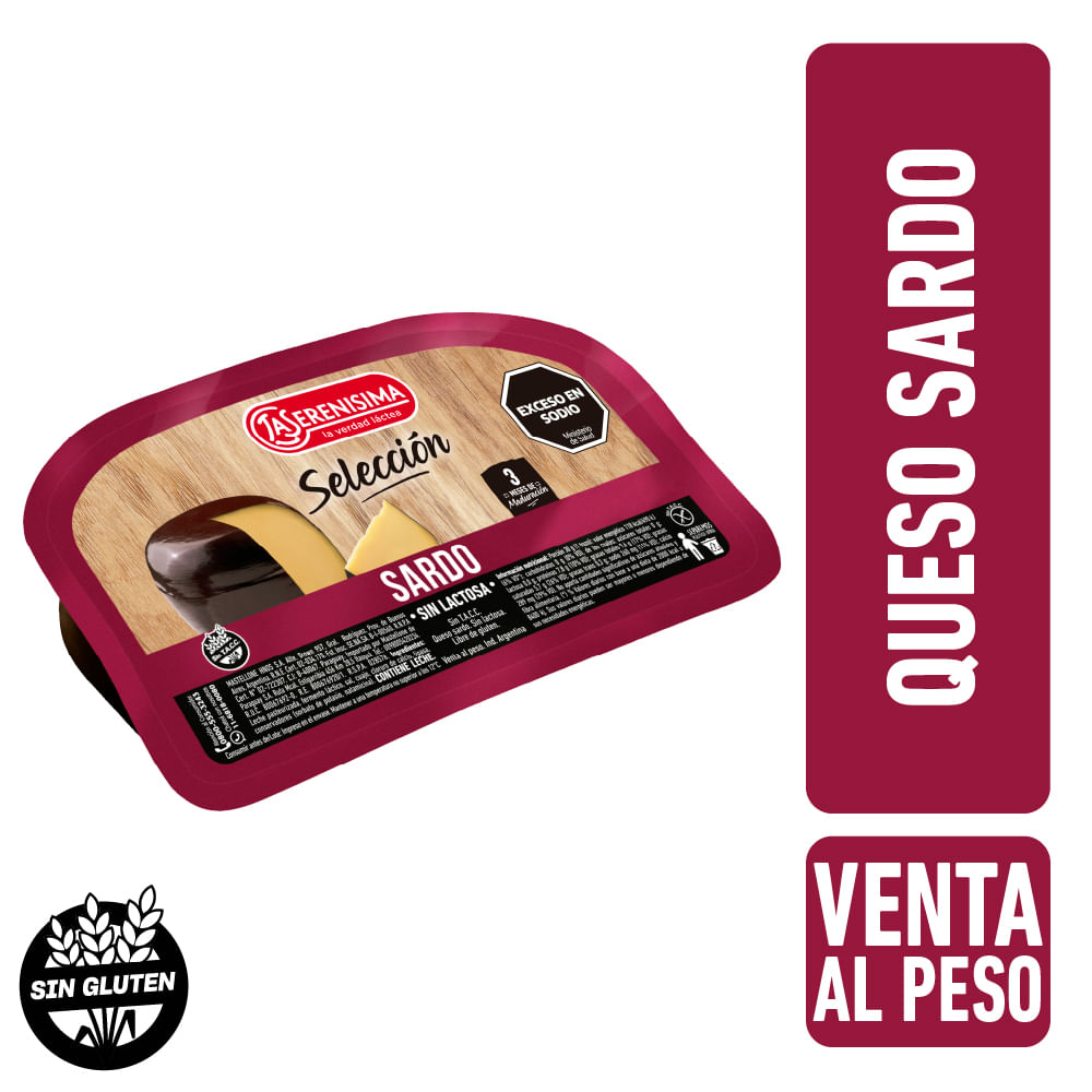 Queso Sardo La Serenisima X 1 Kg.