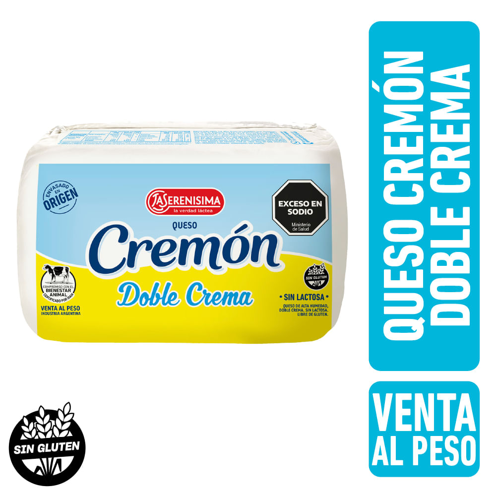 Queso Cremón Doble Crema La Serenísima 500 Gr.