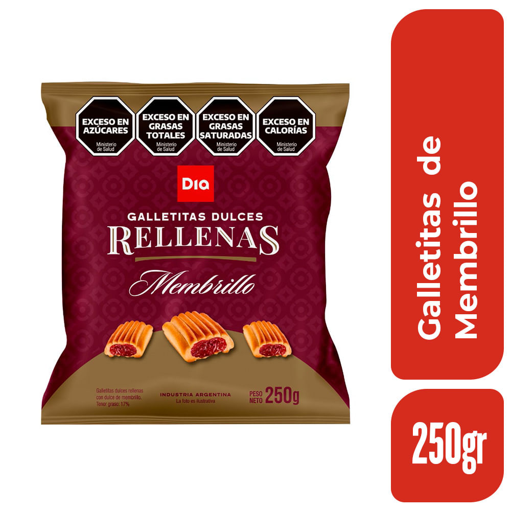 Galletitas Dulces Rellena de Membrillo 250 Gr.