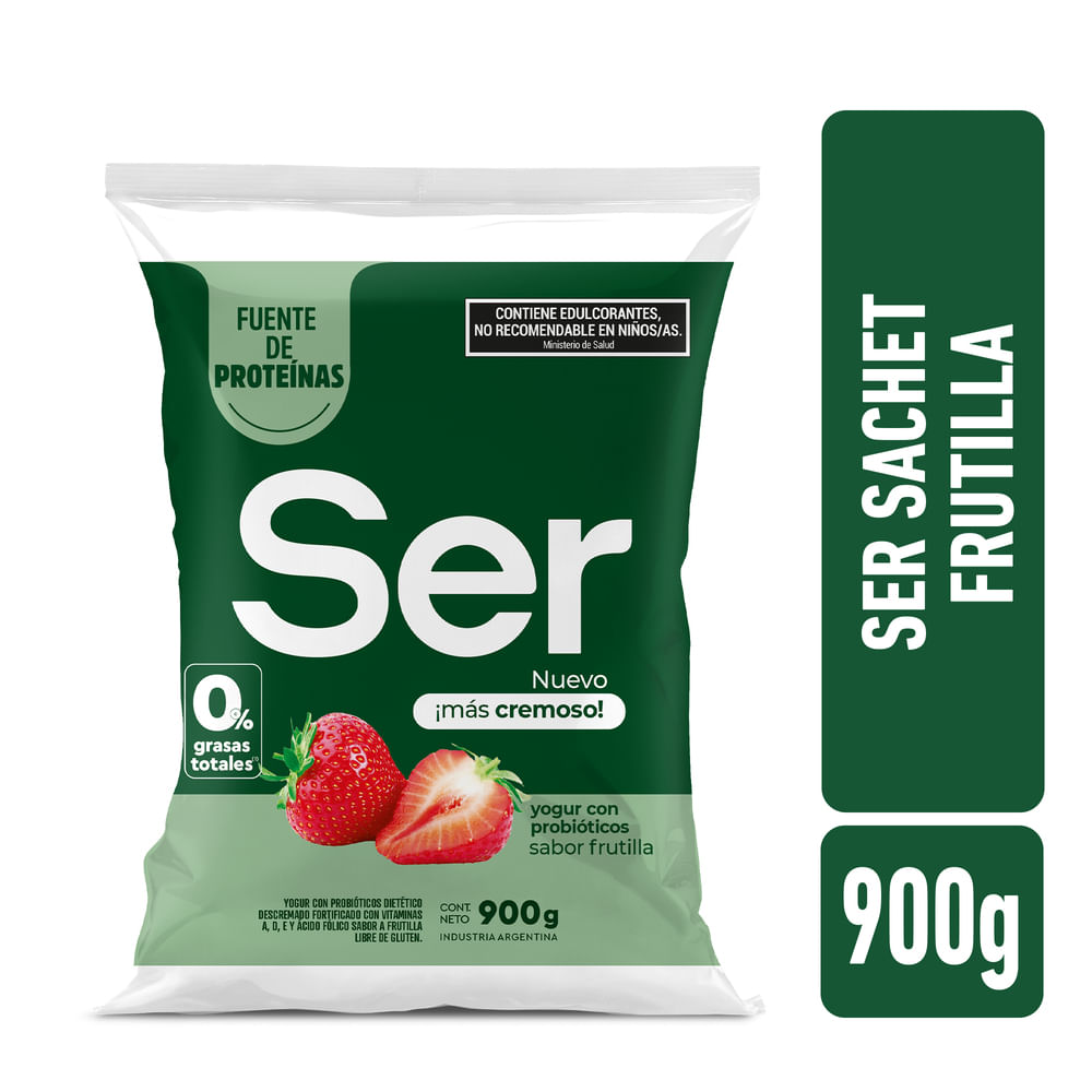 Yogur Bebible Sabor Frutilla Ser 900 Gr.