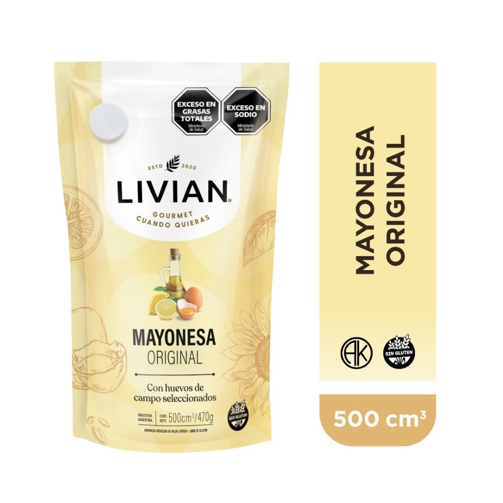 Mayonesa Original Livian 500 Gr.