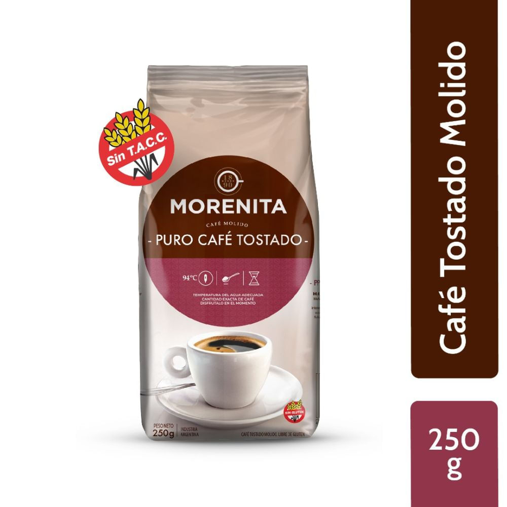 Cafe Tostado Molido Morenita 250 Gr.