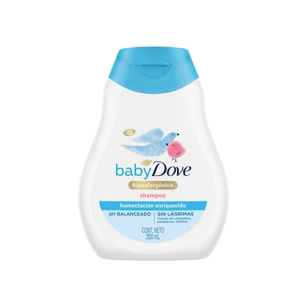 Shampoo Humectante Enriquecido Dove Baby 200 Ml.
