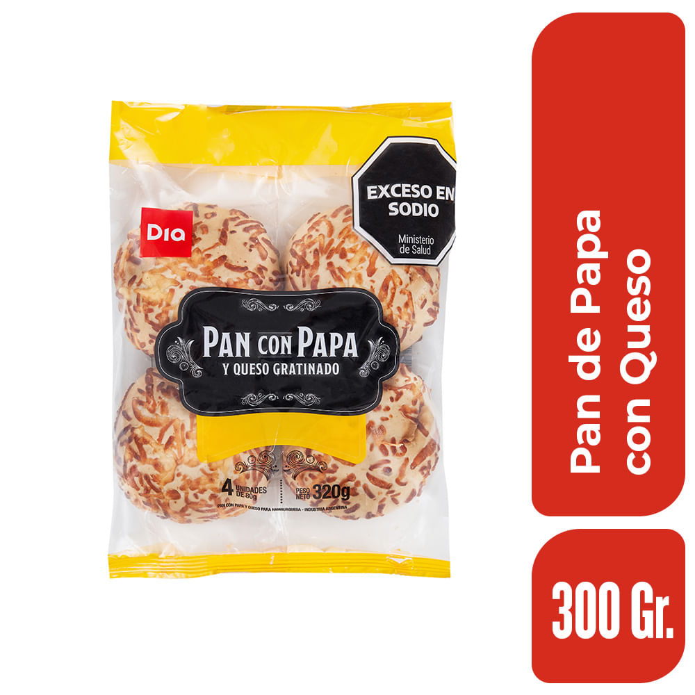 Pan de Papa Con Queso Dia 320 Gr.