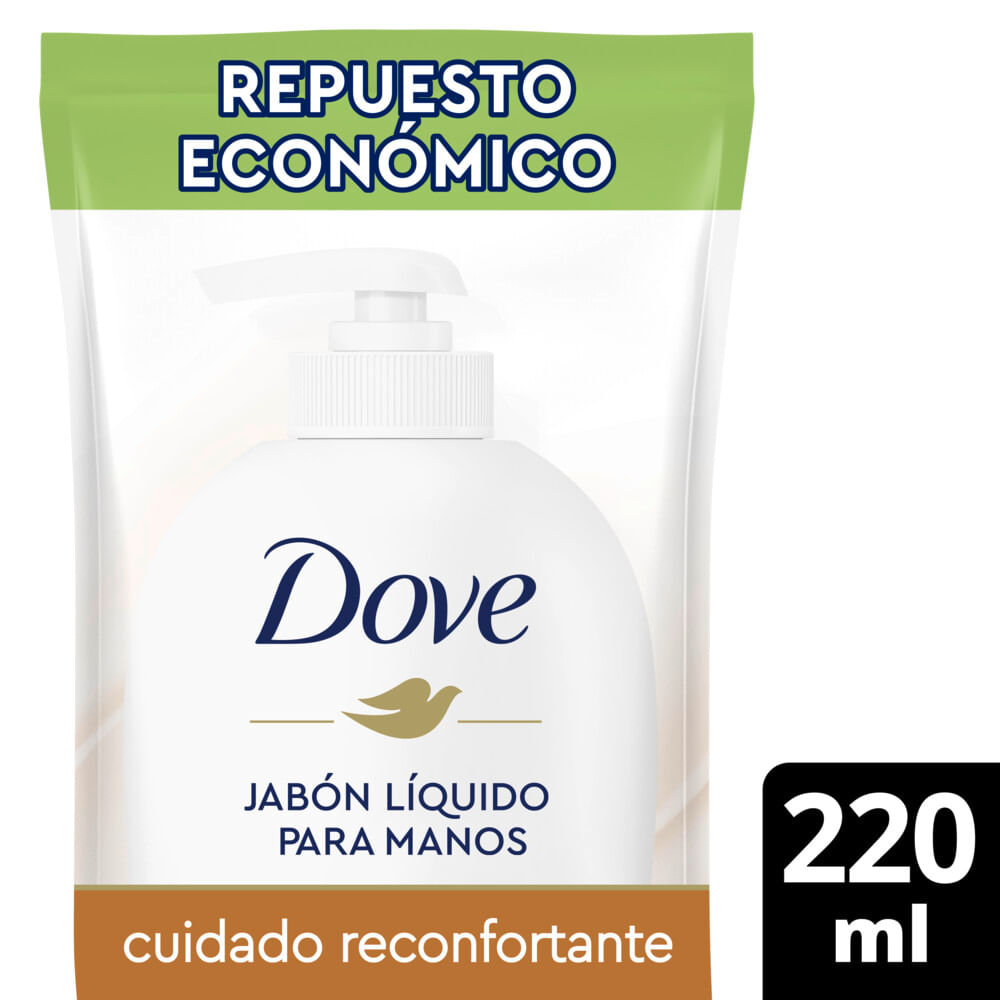 Jabón Liquido para Manos Dove Cuidado Reconfortante  220 Ml.