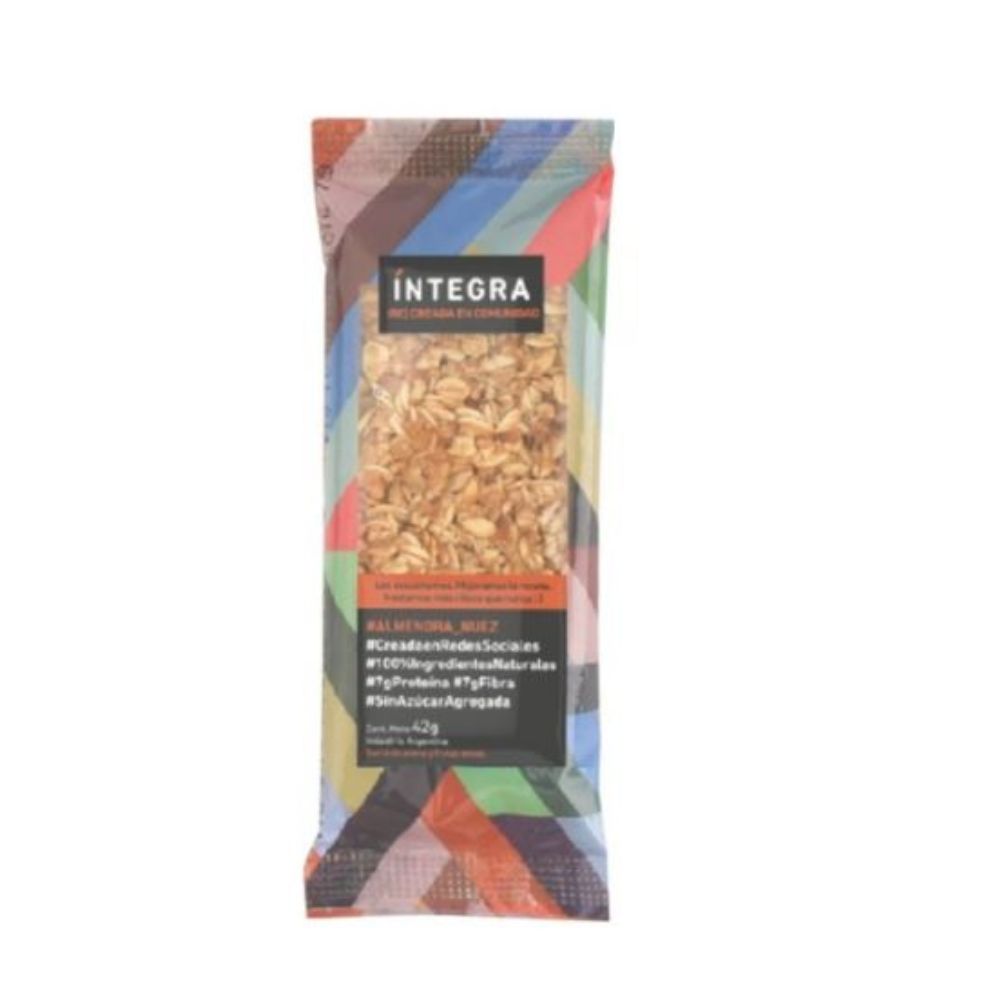 Barra Avena Alm Nuez Integra 41 Gr.