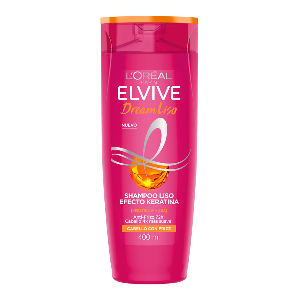 Shampoo Dream Lisso Elvive 400 Ml.