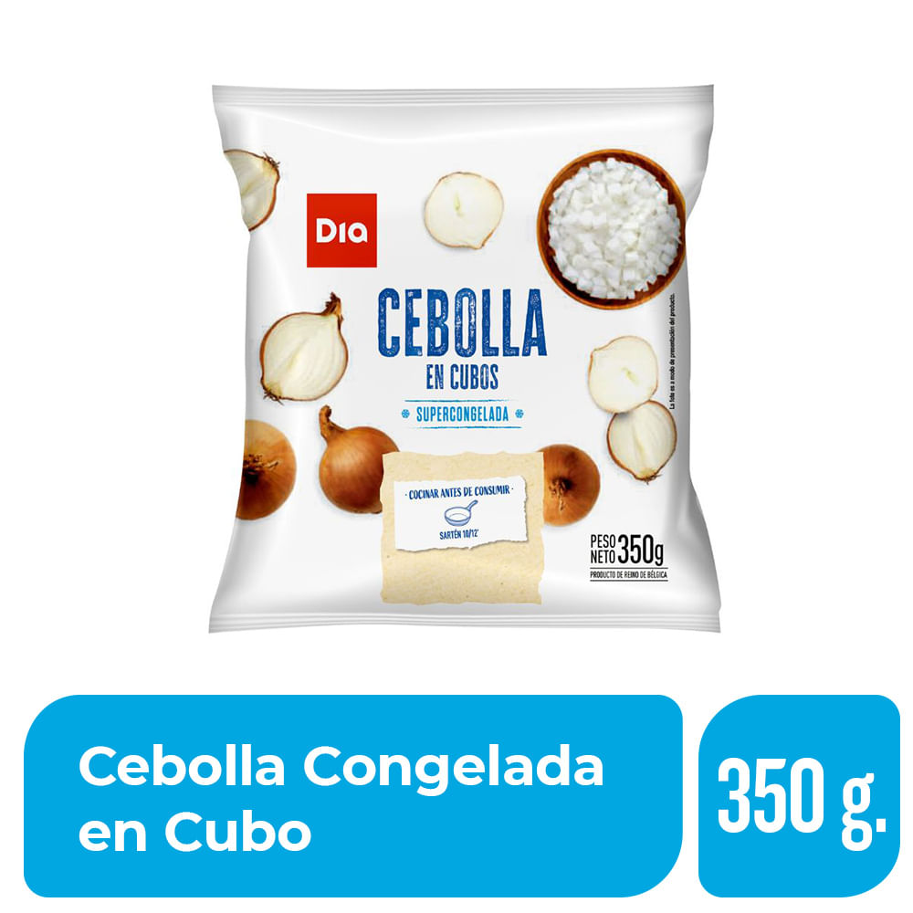 Cebolla Congelada En Cubo Dia 350 Gr.
