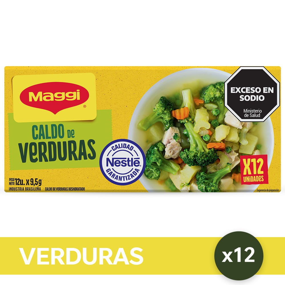 Caldo De Verdura Maggi X 12 Ud.