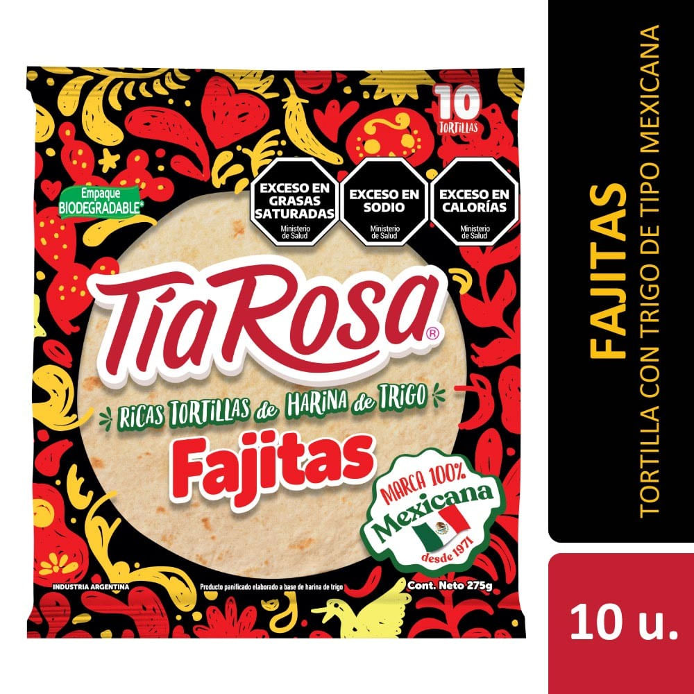 Fajitas Tía Rosa 10 Ud.