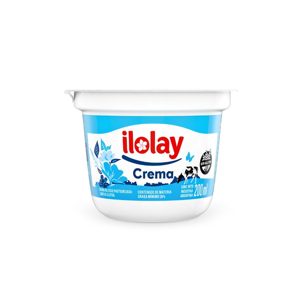 Crema De Leche Ilolay X 200 Ml.