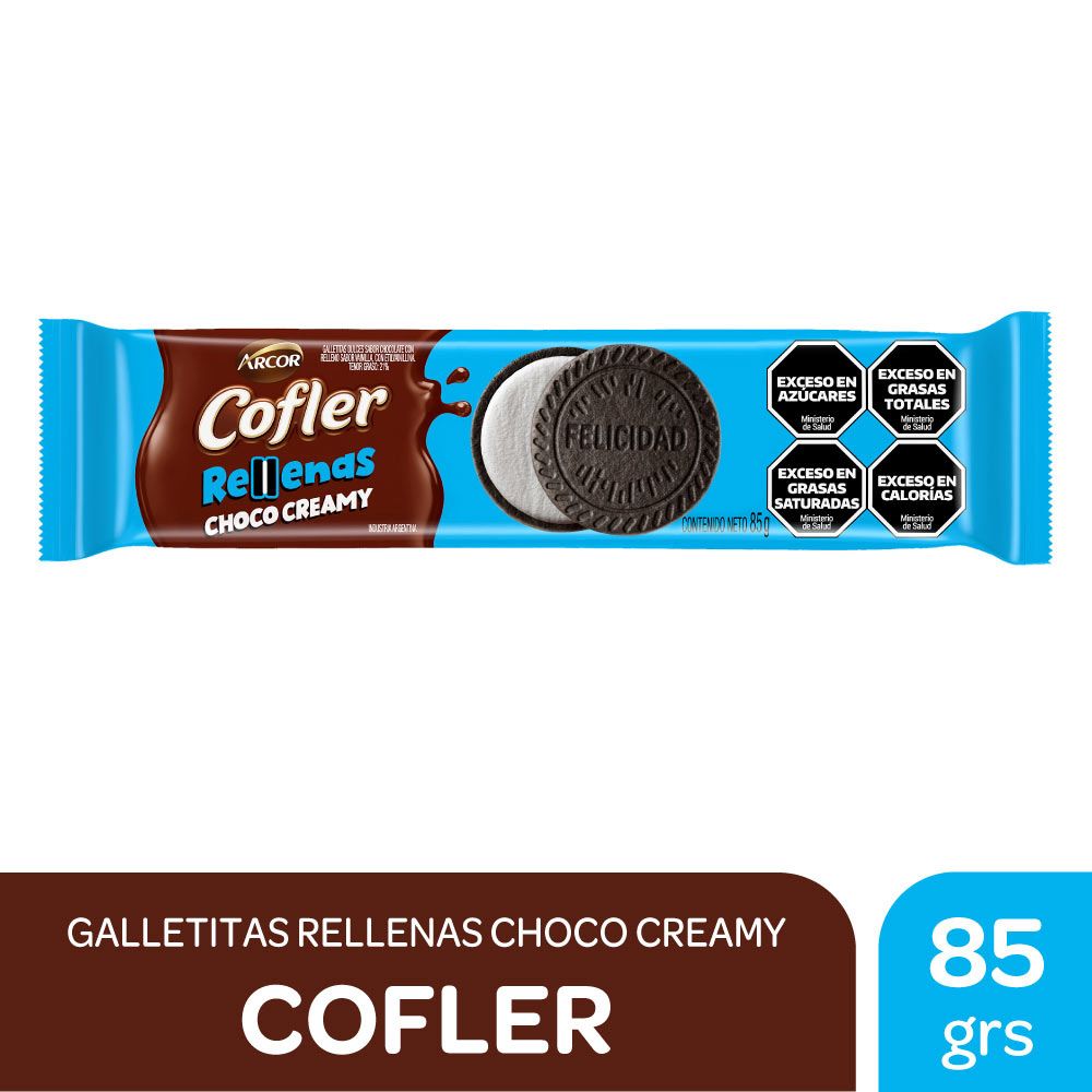 Galleta Rellena Chocolate Creamy Cofler 85 Gr.